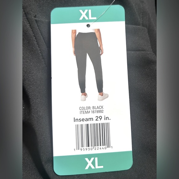 32 Degrees Heat ~Woman Size XL ~ Black Tech Fleece Jogger Pants. - Picture 3 of 6